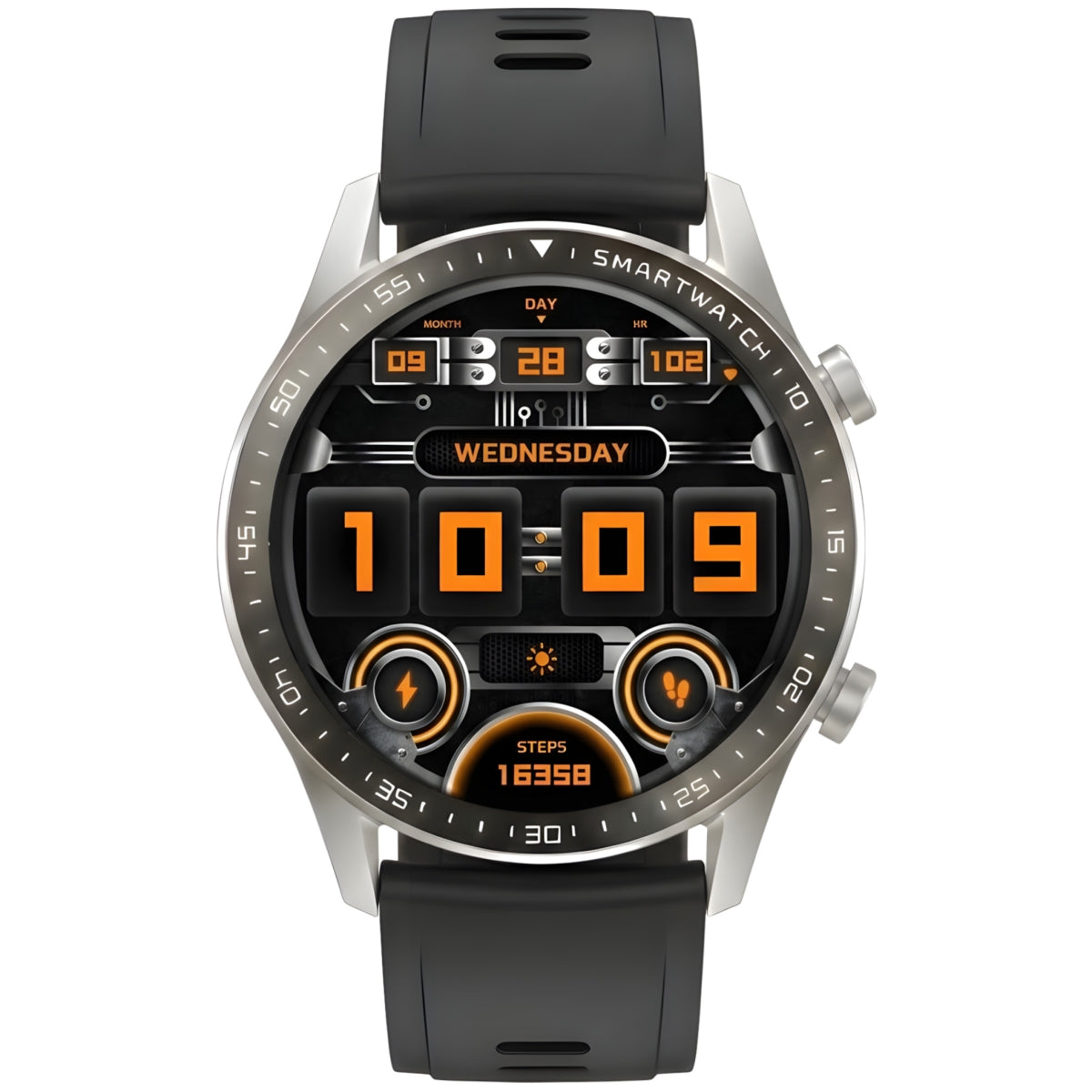 Smartwatch Gravity Srebrny 2 Paski GT10-8