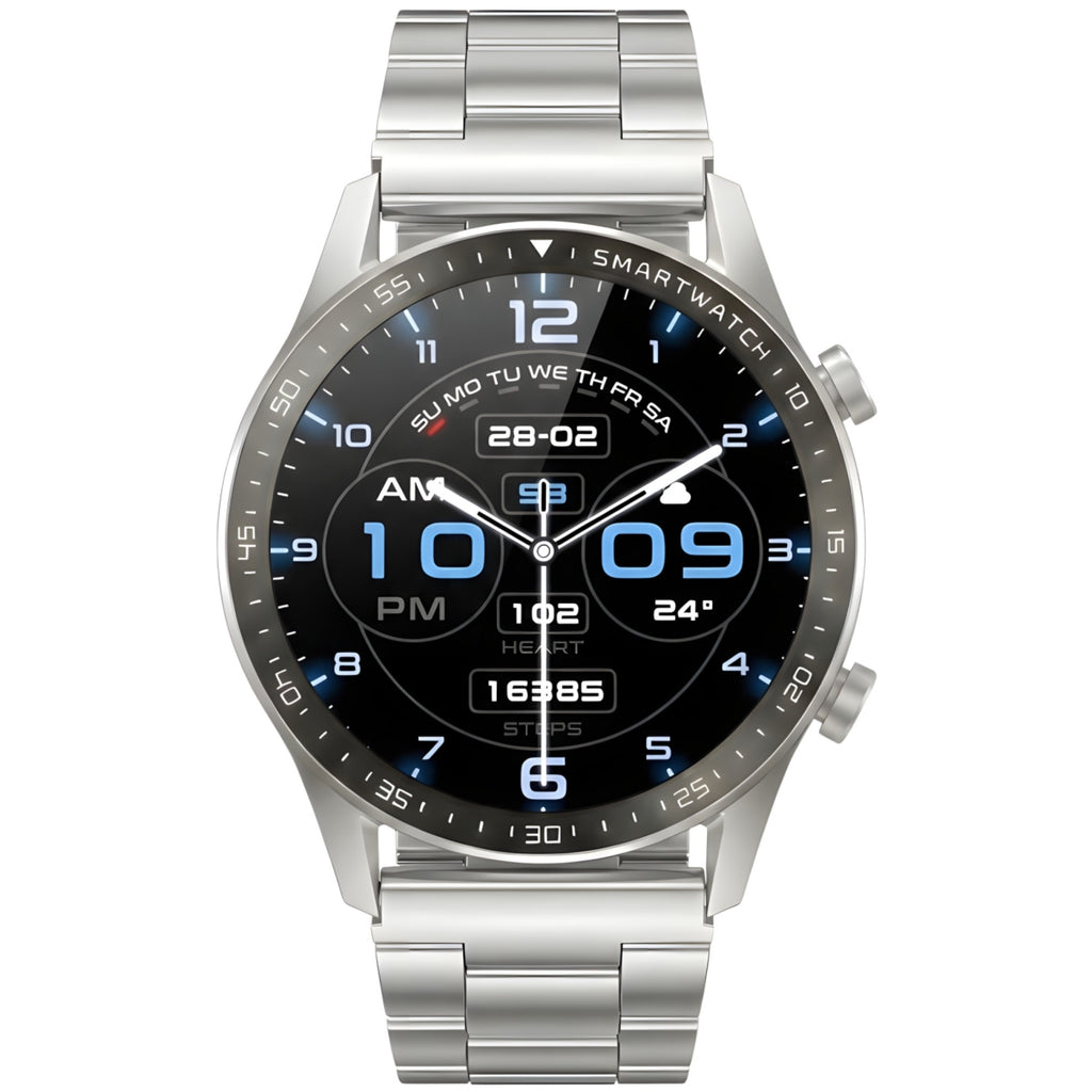 Smartwatch Gravity Srebrny Bransoleta + Pasek GT10-6