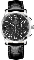 Zegarek Męski Giewont Chronograph Sapphire Srebrno Czarny GW6260-A2