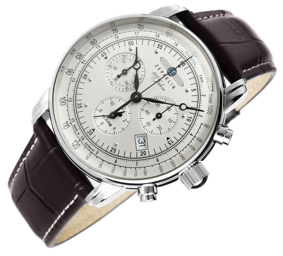 Zegarek Męski ZEPPELIN 100 Yahre 7680-1 + BOX