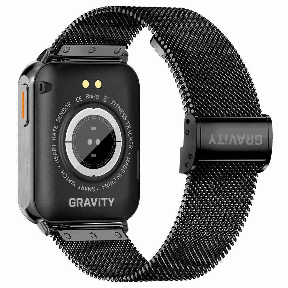 Smartwatch Gravity Czerwono Czarny 2 Paski GT17-10