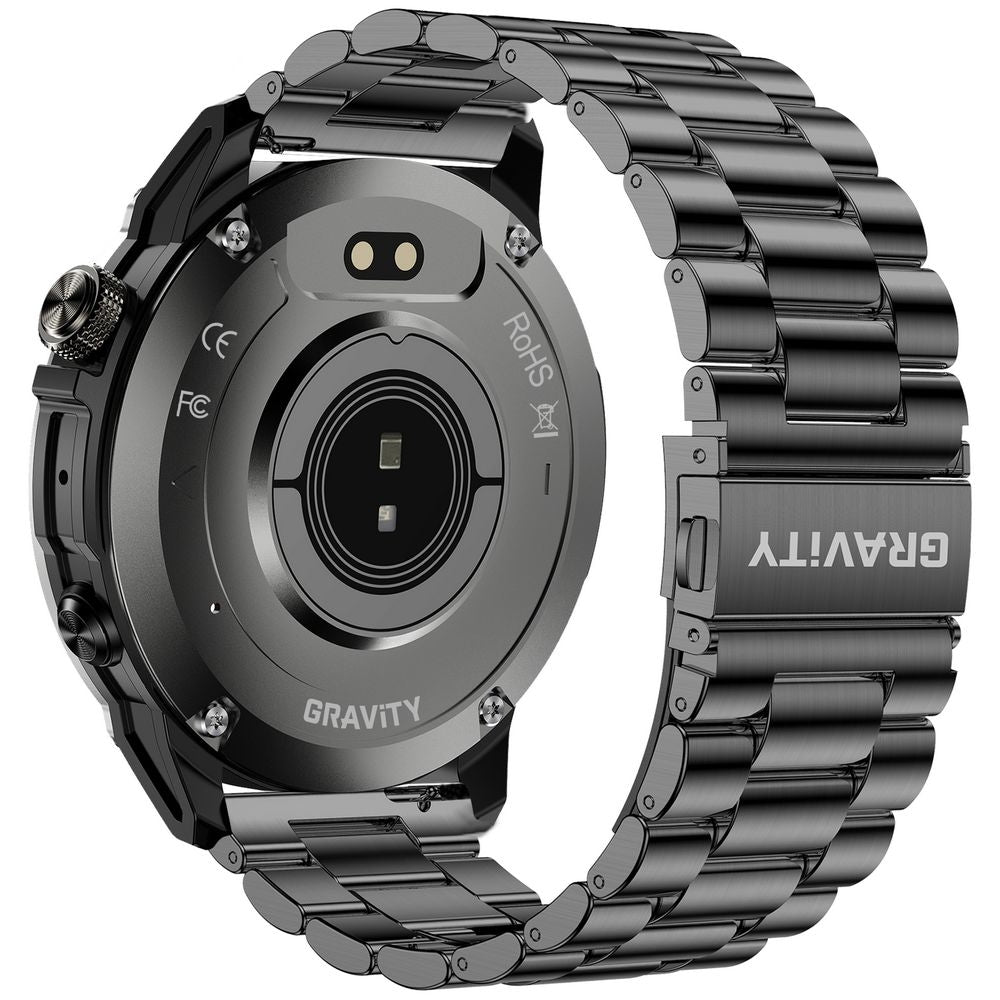 Smartwatch Gravity Czarny Pasek + Bransoleta GT46-4