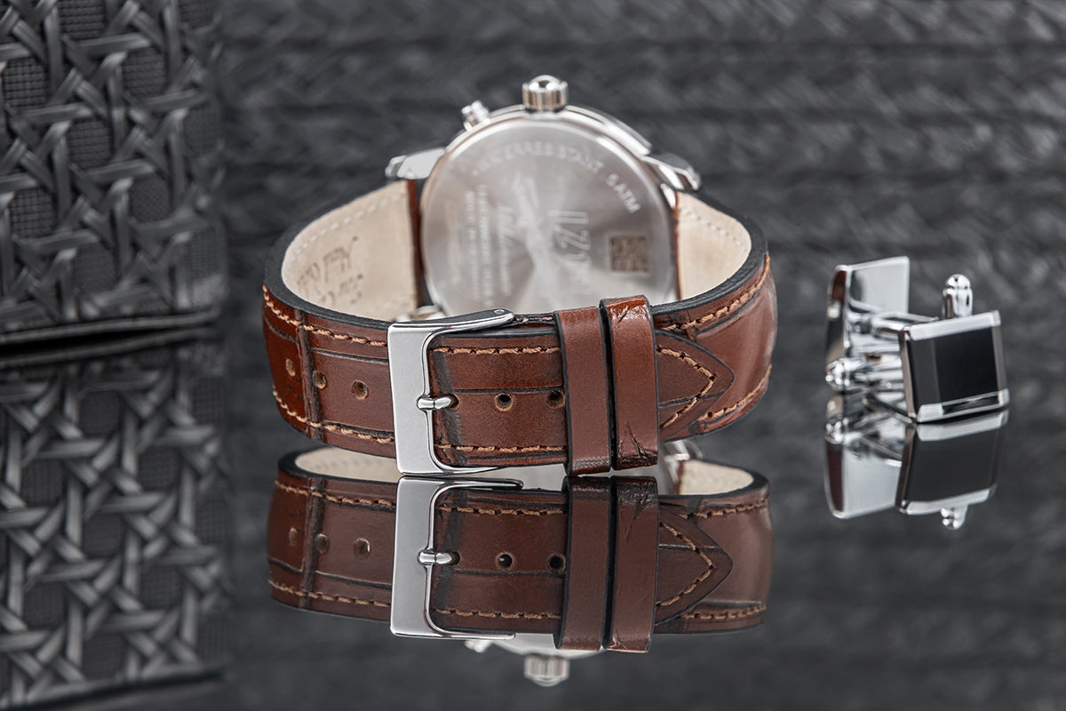 Zegarek Męski ZEPPELIN LZ121 Mediterranee Moonphase 9636-5 + BOX
