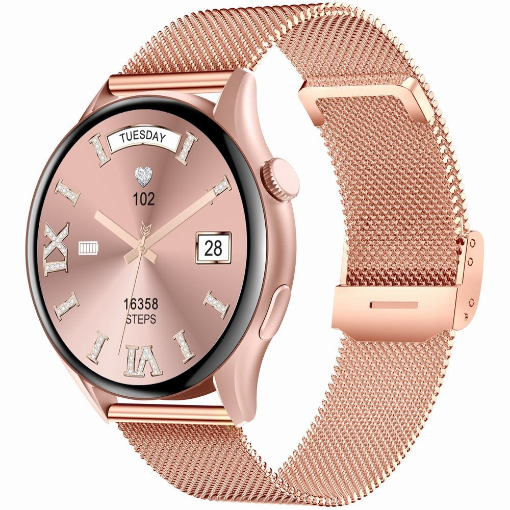 Smartwatch Gravity Różowe Złoto Pasek + Bransoleta GT11-8