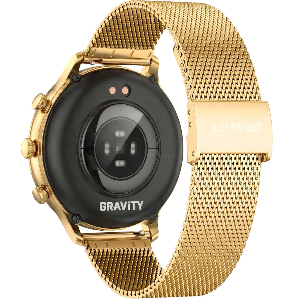 Smartwatch Gravity Złoty Pasek i Bransoleta GT5-4