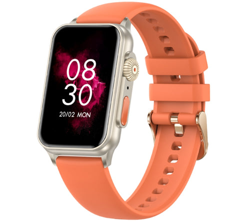 Smartwatch Damski RUBICON RNCF06 Tytan/Orange SMARUB221