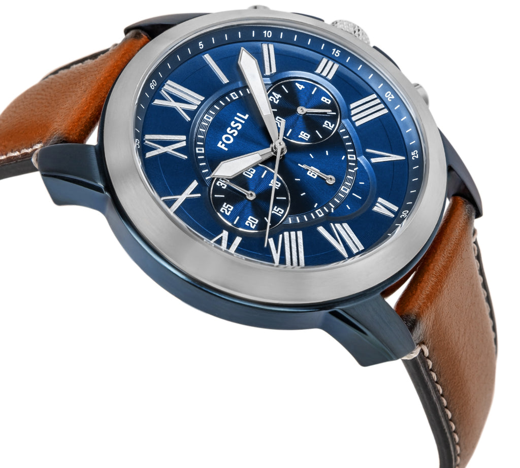 Zegarek Męski FOSSIL Grant Leather FS5151 + BOX