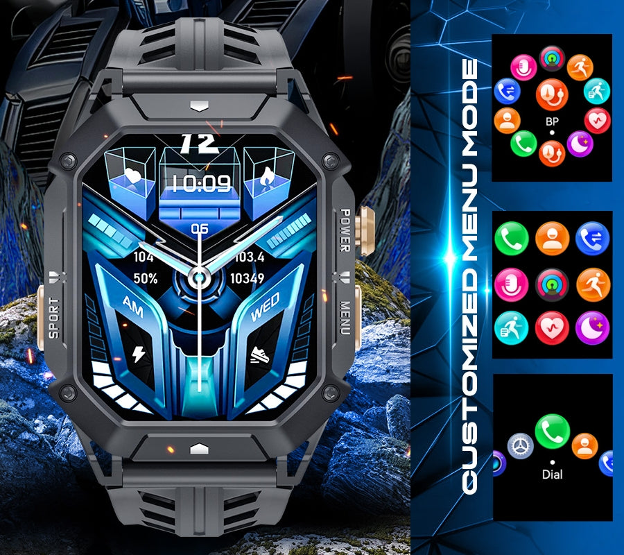 Smartwatch Męski Rubicon RNCF24-2 GREY