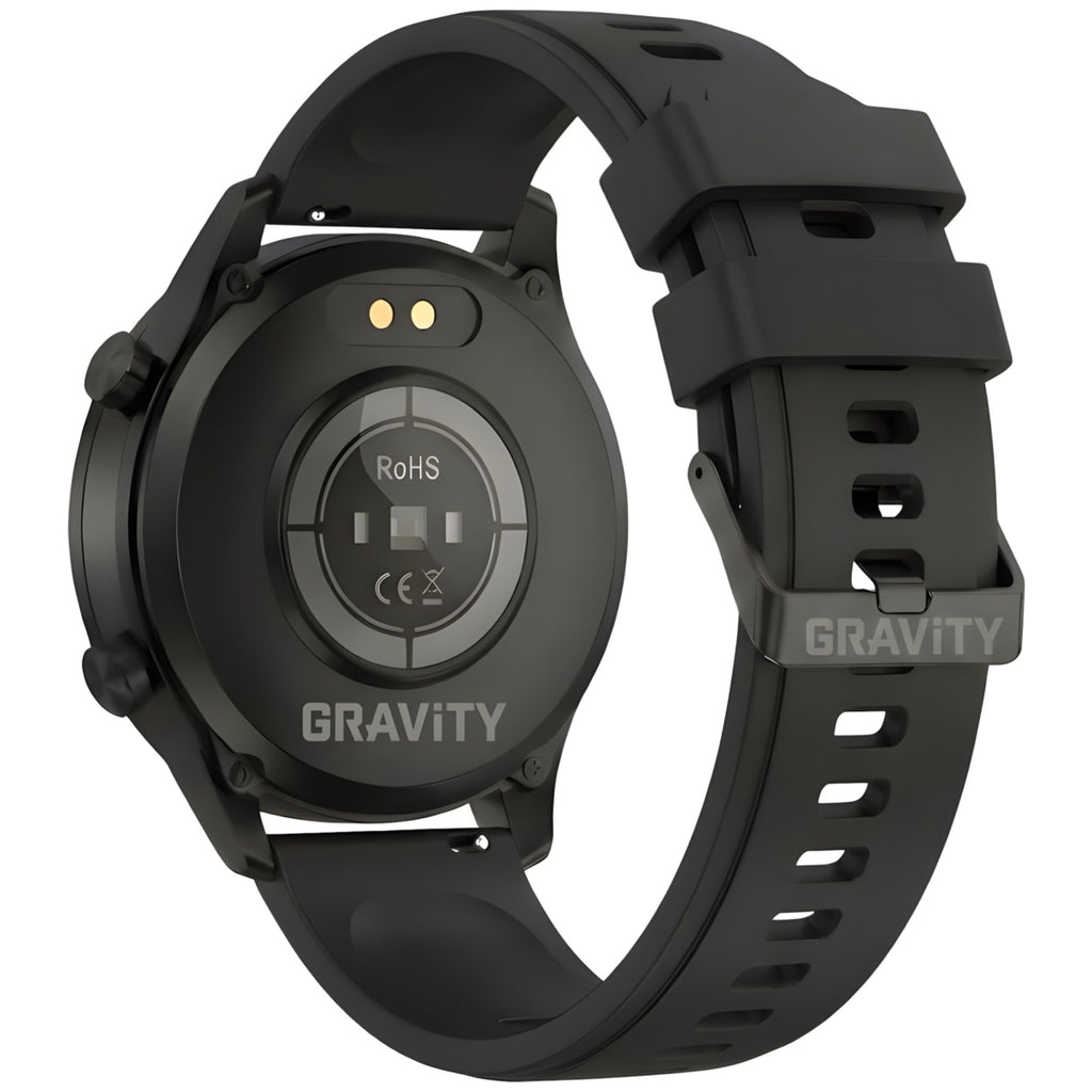 Smartwatch Gravity Czarny Bransoleta i Pasek GT10-1