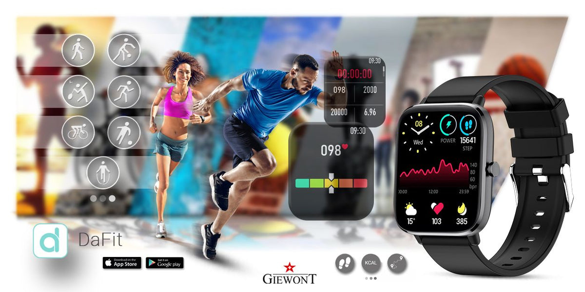 Smartwatch Giewont Czarny GW230-2