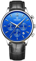 Zegarek Męski Giewont Chronograph Sapphire Czarno Niebieski GW6310-A3