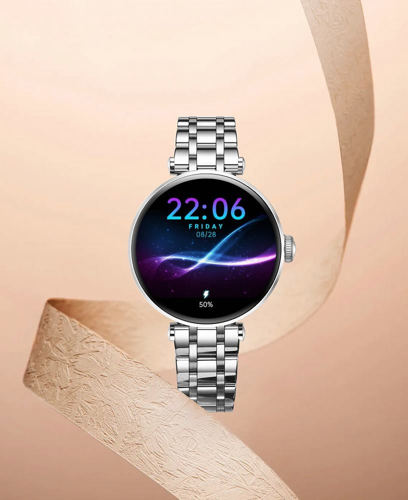 Smartwatch Gravity Srebrno Biały 2 Paski GT26-8