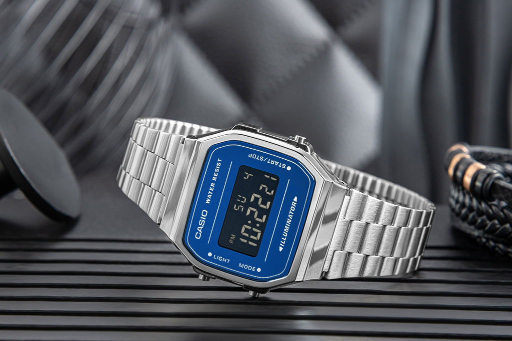 Zegarek Męski CASIO VINTAGE A168WEM-2BEF + BOX