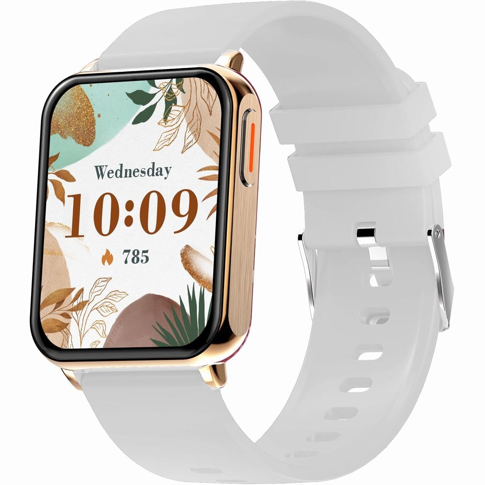 Smartwatch Gravity Różowe Złoto Szary 2 Paski GT17-4