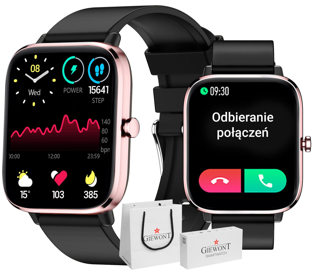 Smartwatch Giewont Różowo-Czarny GW230-3