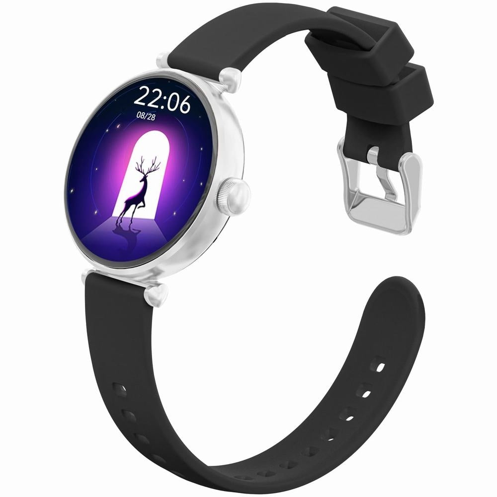 Smartwatch Gravity Srebrno Biały 2 Paski GT26-8