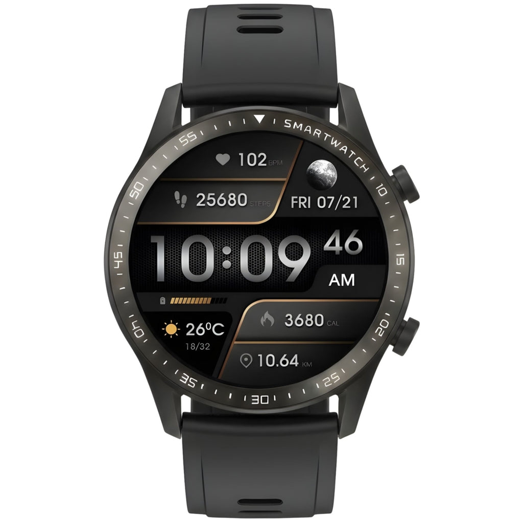 Smartwatch Gravity Czarny 2 Paski GT10-4