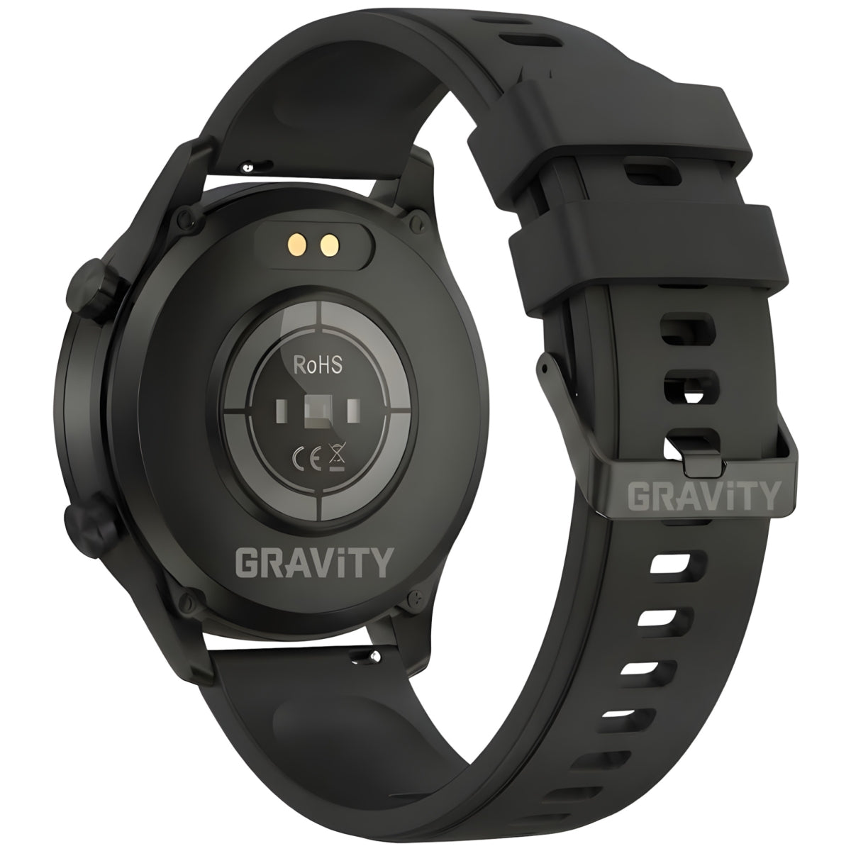 Smartwatch Gravity Czarny 2 Paski GT10-4