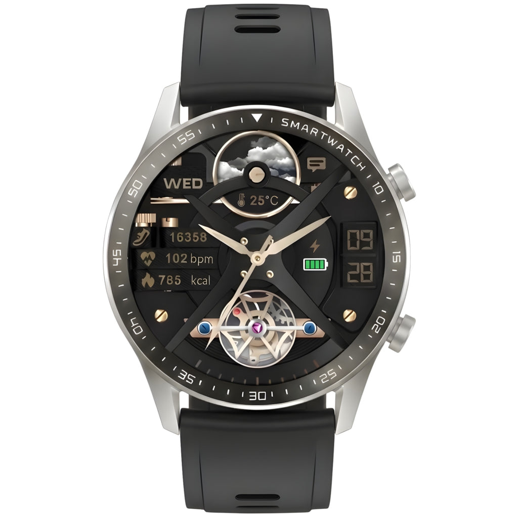 Smartwatch Gravity Srebrny 2 Paski GT10-8